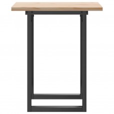 Virtuves galds, o-rāmis, 70x70x75,5 cm, priedes koks, čuguns