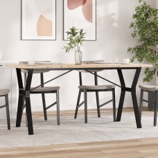 Virtuves galds, y-rāmis, 160x80x75,5 cm, priedes koks, čuguns