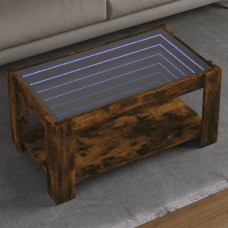 Kafijas galdiņš ar led, ozola, 93x53x45 cm, inženierijas koks