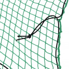 Piekabes tīkls ar elastīgu auklu, zaļš, 5x3,5 m, polipropilēns