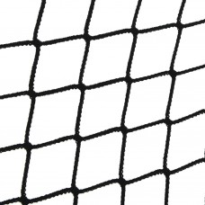 Piekabes tīkls ar elastīgu auklu, melns, 4x2 m, polipropilēns