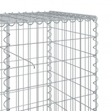 Gabiona grozs ar vāku, 1200x50x100 cm, cinkota dzelzs