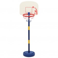 Basketbola statīvs ar regulējamu bumbu un sūkni 90/121 cm