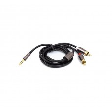 Audio kabelis 3,5 mm - 2x RCA, 1,5 m