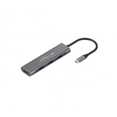 Adapteris USB Type-C - 4 x USB 3.0