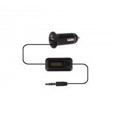 USB lādētājs FM modulators automašīnai (12V, 24V)