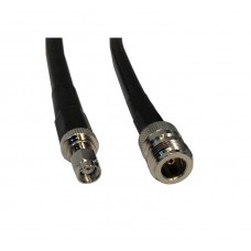 LMR-400 kabelis, 0,5 m, N-female uz RP-SMA-male